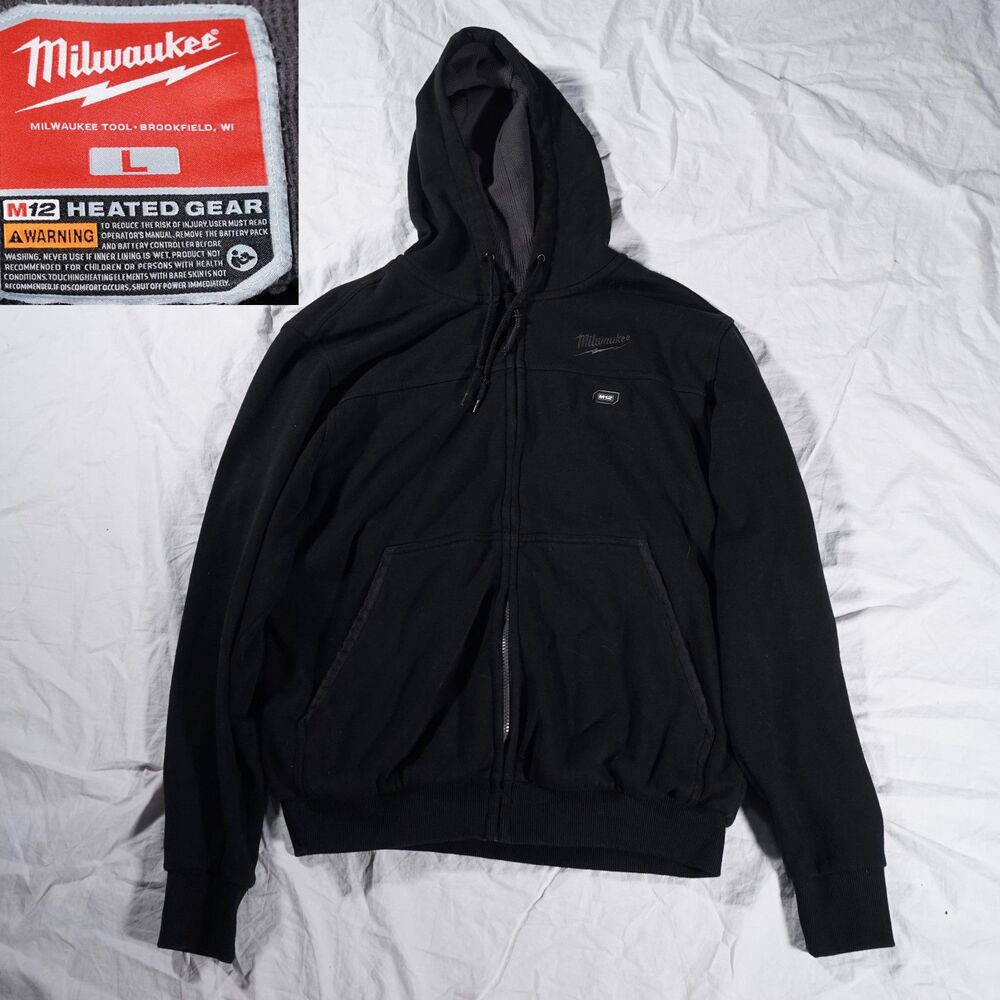 Milwaukee M12 Heated Hoodie Black Mens Large Untested